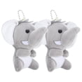 thumbnail image 1 of BRIGHTFUFU LLavero de muñeco de peluche, colgantes, adorno de muñeco de elefante, bolsa, adorno colgante, 2 uds., 1 of 7