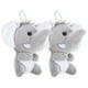 thumbnail image 1 of BRIGHTFUFU LLavero de muñeco de peluche, colgantes, adorno de muñeco de elefante, bolsa, adorno colgante, 2 uds., 1 of 7