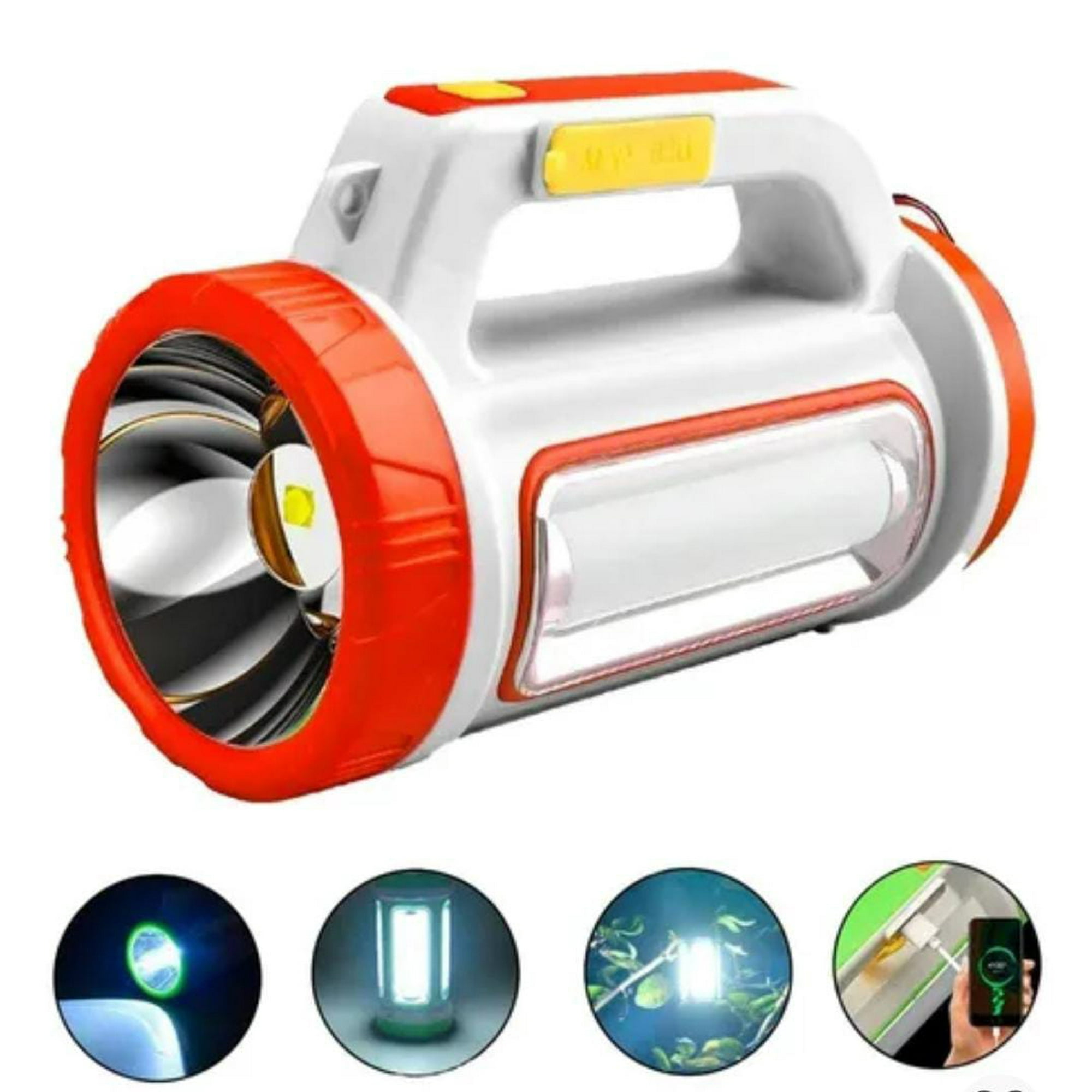 Linterna Multifuncional Recargable Led Solar