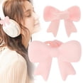 thumbnail image 2 of 2 Pcs Silicone Bow Headphone Accessory,3D Bows Decor For Headphones,Cute Earphone Decorations,Bow Decor Headphone Accessories,Silicone Bows Headphone Clip Decor Attachment,(B,3.14x2.36 in), 2 of 8