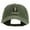 Olive, variant on 1st Special Forces Command Veteran Embroidered Washed Solid Pigment Dyed Cotton Twill Brass Buckle Cap - Navy OSFM
