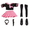 thumbnail image 2 of Milaget 1/12 Female Action Figure Sailor Uniform Accessory Practical Outfit Clothing Black Pink Short, 2 of 7