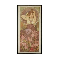 Trademark Fine Art 'The Precious Stones: Amethyst, 1900' Canvas Art by Alphonse Marie Mucha