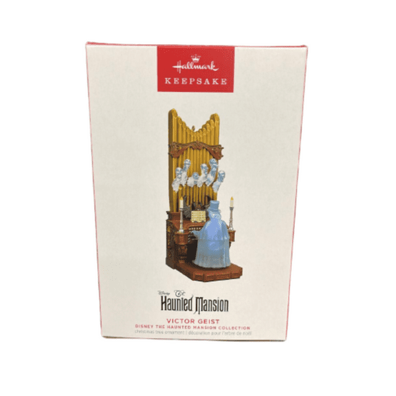 Hallmark Ornament 2023 Disney The Haunted Mansion Victor Geist  *Magic Click for Video