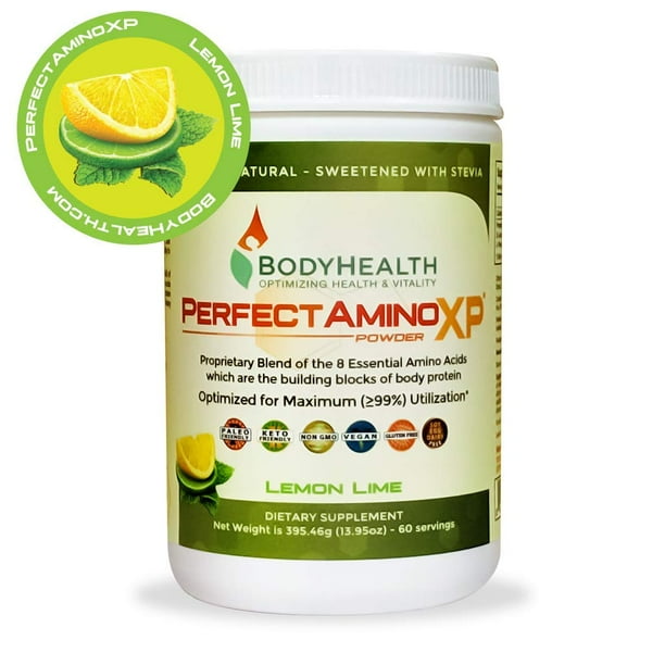 BodyHealth PerfectAmino XP Lemon Lime (60 Servings), Best Pre/Post