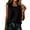 PF62_Black, variant on Lumtrix Loose Fit Crew Neck Tank Top for Women Pleated Cotton Linen Sleeveless Blouses Summer Casual Boho Shirt Purple L