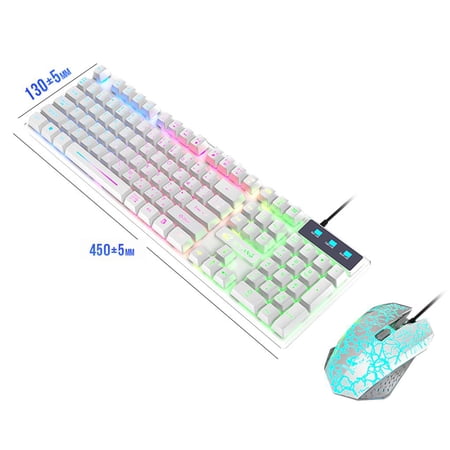 T13 Japanese Keyboard Luminous Key Mouse Keyboard Set Game and Mouse ...