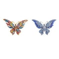 thumbnail image 1 of Broche de mariposa con de imitación s Clips para bufanda broches de Zulema Broche, 1 of 8