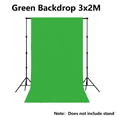 thumbnail image 1 of Green Backdrop, Solid Background for Photo Studio, Non-Gloss Collapsible High Density Screen for Video Photography,3x2M, 1 of 7