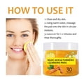 thumbnail image 3 of Fiudx Discos de Cúrcuma, Limpiadoras En Jengibre, Exfoliantes Iluminadores En Vitamina B5, para Rostro y Cuerpo, Aptos para Piel Sensible, Fórmula de Origen Vegetal., 3 of 6