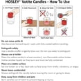 thumbnail image 3 of HOSLEY Hosley Home Décor Collection Votive Candles Unscented with 10 Hour Burn Time (72 Count), 3 of 14