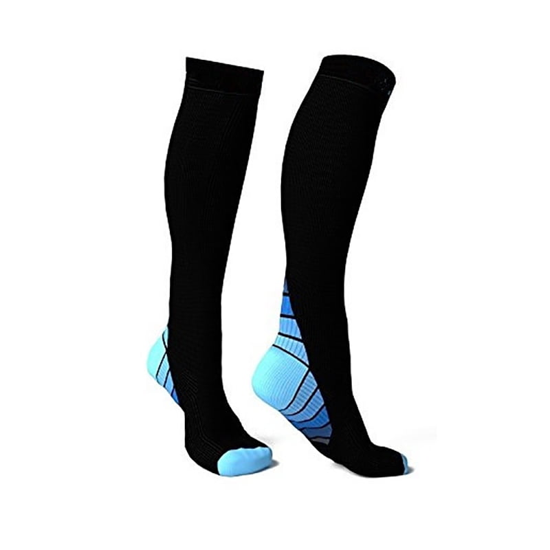 Sport Pressure Socks Elastic Antifatigue Socks Breathable Deodorant Knees Stockings Men Women
