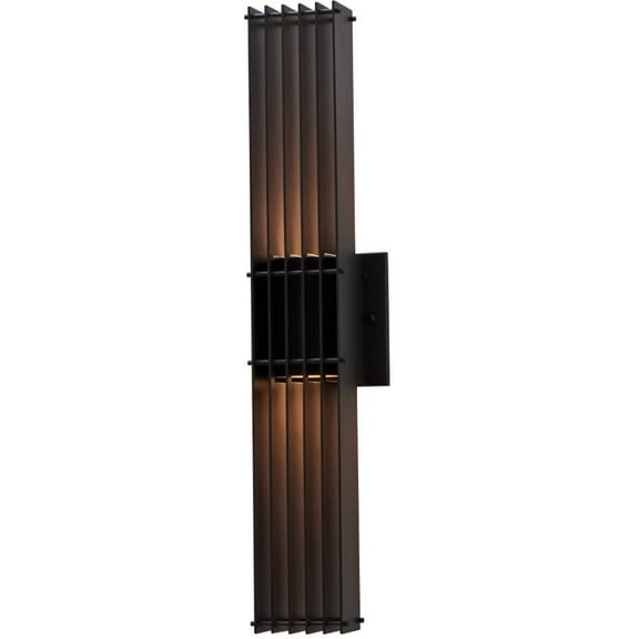 Kalco 404924 Drew 30" Tall Led Outdoor Wall Sconce - Black