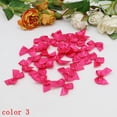 thumbnail image 3 of 50/100pcs Mixed Satin Ribbon Bows 25mm Hand Bow-knot Tie Small Bows for Crafts DIY Christmas Wedding Party Decor Accessories, 3 of 5