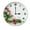 FFclock082, variant on ZXCXRQFa Rustic Watercolor Peacock Wall Clocks Battery Operated 10 Inch Silent Non-Ticking Quiet Desk Clock Decor for Living Room Home Office School Kitchen