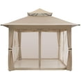thumbnail image 7 of MASTERCANOPY 13 x 13ft Pop-up Gazebo Outdoor Canopy Tent with Mesh Walls, Khaki, 7 of 7