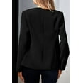 thumbnail image 5 of PRETTYGARDEN Women's Fall Blazers Button Down Fitted Lightweight Dressy Work Suit Jackets Trendy Business Casual Outfits, 5 of 10
