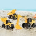 thumbnail image 4 of Vehicle Model Hand-eye Coordination Non-Fading Plastic Excavator Toy Vehicle Model for Children, 4 of 10