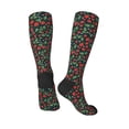 thumbnail image 4 of Balery Strawberry Printed Novelty Socks Men's Women's Crew Socks Sports Socks Knee High Socks Cotton Socks Quirky and Cool Socks, 4 of 9