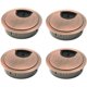 thumbnail image 1 of 4 Uds. Pasacables para mesa de escritorio, pasacables de aleación de Zinc, diámetro de 50mm, 1 of 5
