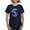 Navy, variant on - EARTH Women's Dark T Shirt - Women's Traditional Fit Dark T-Shirt