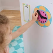 KidKraft Deluxe Big and Bright Wooden Play Kitchen for Kids, Neon Colors