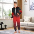 thumbnail image 5 of IAUYY Unisex Adult Onesie Pajamas Ultra-Soft Crystal-Soft Fabric, Halloween Adult Onesie Pajamas Adults,With a Zipper Plus Size Onesie Pajamas, Gradient Background, 5 of 7