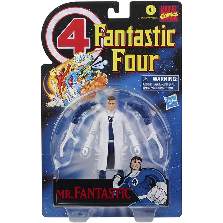 Hasbro Marvel Legends Series Retro Fantastic Four Mr. Fantastic 6