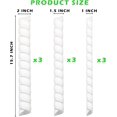 thumbnail image 2 of LAICAIW 9 Pcs Tree Trunk Protector 3 Size Spiral Plastic Tree Guards Durable Tree Bark Protectors Tube Wraps for Saplings Plants Protect Against Deer Rodents Mowers Trimmers (9 Pcs), 2 of 7