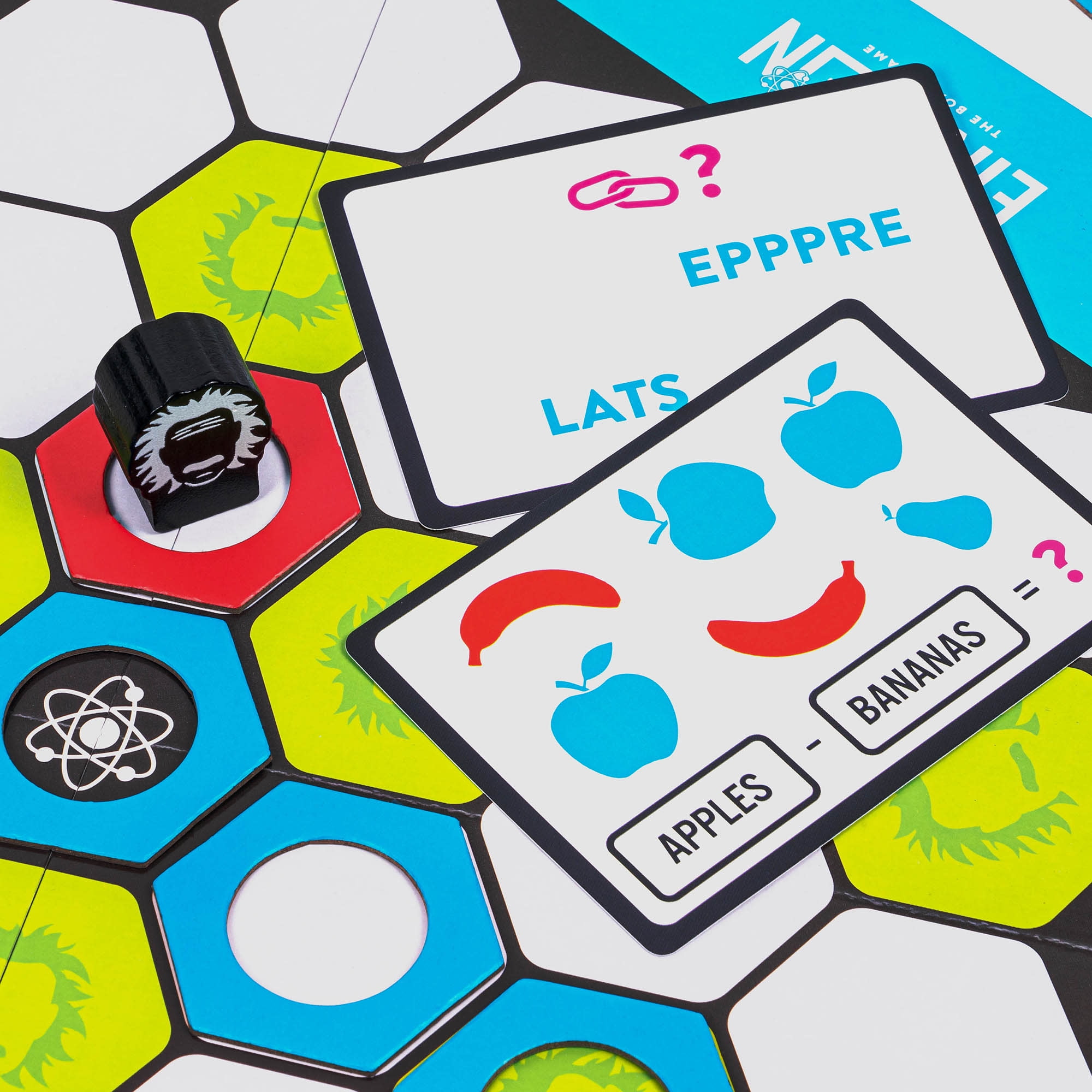 Professor Puzzle: Einstein: The Board Game - A Fast-Paced Puzzle-Solving Race, Brain Teasers, Category Challenges, Family & Kids Ages 4+, 2-10 Players