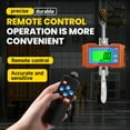 thumbnail image 4 of Heavy-Duty Digital Crane Scale with Remote Control - 1000kg/2204lb Capacity, LCD Backlight, Unit Conversion (kg/lb/N), Tare/Zero/Data Hold Functions, Steel & Aluminum Alloy Construction, Blue - Ideal, 4 of 6