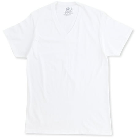 V Neck T-Shirts 3 Pack (2525V) S/White