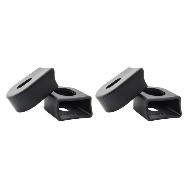 yingyy 1 Paire de Manivelles de Vélo en Silicone Simple Résistant à l'Usure Protecteur Professionnel Anti-Rayures Housse de Protection pour Protéger Noir 2Ensemble