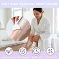 thumbnail image 2 of Gentle Body Hair Removal Cream for Women and Men, Painless Depilatory Cream for Sensitive Skin, Legs, Arms, Underarms, 2-Pack Kit (3.53 OZ x 2) with 2 Spatulas, 2 of 7