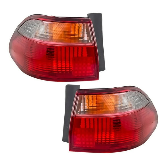 For 1998-2000 Honda Accord Pair Rear Tail Lights Driver and Passenger Side Sedan; outer HO2800121 HO2801121 | 33551-S84-A01 33501-S84-A01