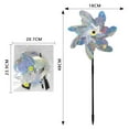 thumbnail image 3 of SPOORYYO 10-Pack Reflective Bird-Scaring Pinwheels - Humane Garden Bird Repellent and Decorative Outdoor Device to Protect Crops, Orchards, and Gardens from Birds, 3 of 9