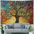 thumbnail image 4 of Orinice Colorful Leaves Tapestry Wall Hanging Unique Style for Home Decor, Graphic Tapestries for Living Room Bedroom Apartment Farmhouse Dorm, Various Sizes Available 40x60inch, 4 of 6