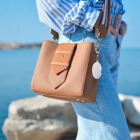 GETAJGHSD Personal Safety Alarm White for Hiking and Camping 1Set 2.4x1.6in