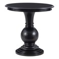 thumbnail image 1 of Powell Furniture Linon Aspen Table d'Appoint Ronde en Bois, Noire, 1 of 10