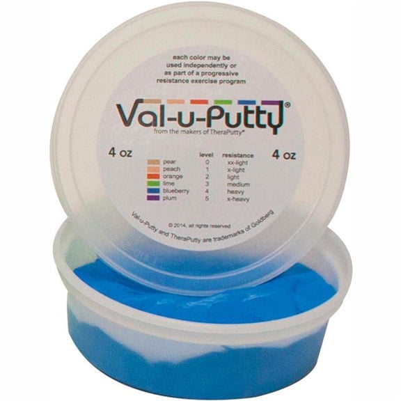 Fabrication B2176932 Val-U-Putty Exercise Putty - Blueberry - Firm - 4 oz