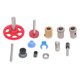 thumbnail image 1 of Kit de montaje de doble engranaje, extrusora mejorada, Kit de rueda roja, accesorios de impresora 3D para modelo Voron 2,4 0,1 1,8, 1 of 9
