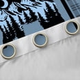 thumbnail image 5 of Feelyou Hippie Bear Teens Black Out Curtains, Rustic Countryside Cabin Curtains Pack of 2 (42x63 Each), Western Tribal Aztec Bedroom Curtains, Curtains and Drapes Decor, 5 of 7