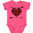 thumbnail image 3 of Inktastic Buffalo Plaid Valentines Day Heart Boys or Girls Baby Bodysuit, 3 of 5