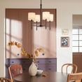 thumbnail image 5 of 52504BK Kichler Lighting Ali - 4 Light Chandelier In Traditional Style-19.5 Inches Tall and 20 Inches Wide-Black Finish    -Traditional Installation, 5 of 6