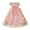 Pink, variant on Zhuashum Girl Dresses Floral Prints Sundress Round Neck Sleeveless Floral Dresses Leisure Cute Gown Holiday Clothing Grey 3-4 Years