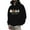 Black, variant on LUOGENLI Hoodies for Men Zip up Navy Blue Men's Halloween Chicken Print Hoodie Casual Loose Fit Pullover Sweatshirt for Autumn Winter Comfortable Streetwear Grey2 Size XL