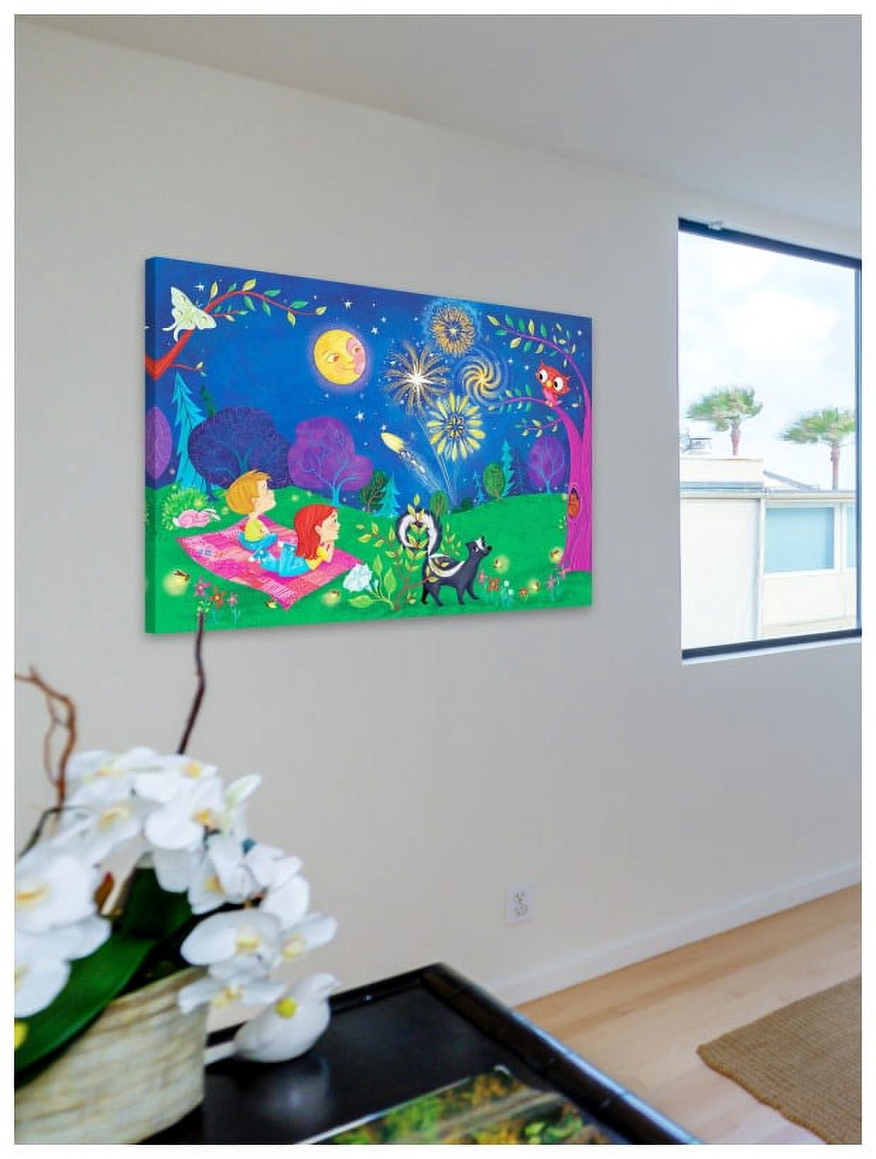 Marmont Hill "Beautiful Night" by Curtis Painting Print on Canvas