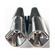 thumbnail image 4 of EeaseMX 4 silbato universal para coche, con diseño de ciervo, para alerta de seguridad de animales y ciervos (plateado)., 4 of 7