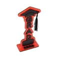 thumbnail image 6 of WWG 2026 Graduation Season Wooden Tabletop Decorative Ornament, Commemorative Gift for Graduate, Holiday Desktop Display Stand with Engraved Design, 22.5x10 cm Keepsake, 6 of 7