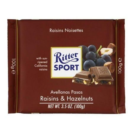100g hazelnuts 5oz raisins ritter
